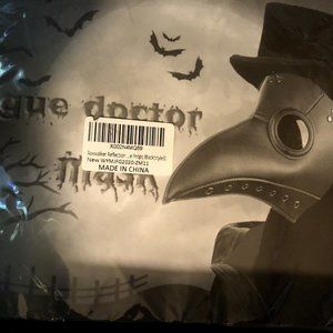Raxwalker plague doctor Bird Mask Long Nose Beak Cosplay Steampunk Halloween